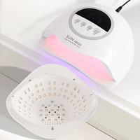 Lampe à ongles UV LED professionnelle 320W SUN X20 MAX - Séchoir à ongles de la plus haute puissance pour tous les gels avec capteur intelligent - Outil de qualité professionnelle