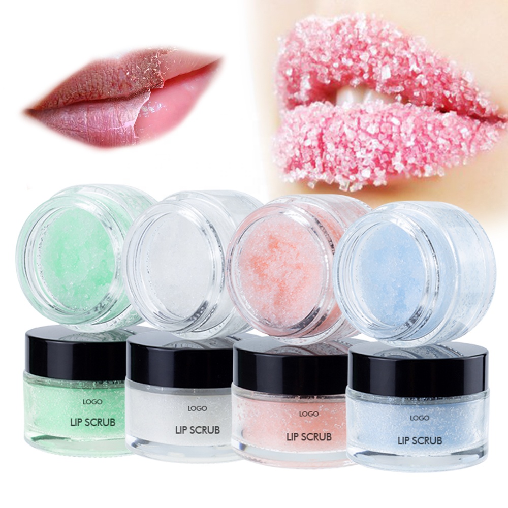 Органические скрабы для губ для гладкого увлажнения губ скраб частная Этикетка 20 мл