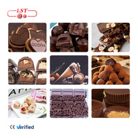 Nouvelle machine de dépose de chocolat miniature LST en acier inoxydable multifonctionnelle certifiée CE pour ligne de production de chocolat et de noix