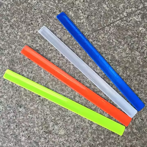 Çalışan spor tokat bilezik yansıtıcı Pvc tokat kol bandı bilekliği kol üzerinde sarın - Product Image 5