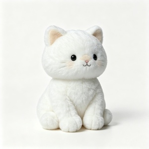 Customized Cozy fluffy <b>cat</b> <b>plush</b> for kids,Cute chubby <b>cat</b> plushie,Soft white <b>cat</b> decor <b>plush</b>,aesthetic <b>cat</b> stuffed animal - Product Image 4