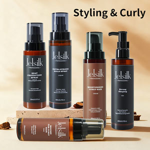 Private Label Organic Curl Activator crema idratante valorizzante permanente essenza lozione per capelli ricci tenuta forte - Product Image 4