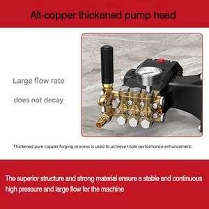 Động cơ xăng máy giặt áp lực cao với khởi động giật lại, cảnh báo dầu thấp và van dỡ tải, đi kèm với bộ phụ kiện hoàn chỉnh - Product Image 3