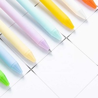 Stylo Gel Rétractable Style Frais en Métal Personnalisable avec Logo, Bannière Créative Couleurs Bonbon, Pointe Bille 0,5 mm, Orange, Idéal Cadeau