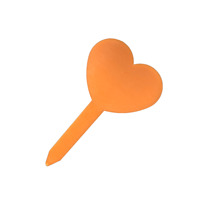 Nouveau jardin plante coeur étiquette 100 pièces/paquet étanche Pot de fleur étiquettes plantes bâton-Type Pot de fleur étiquettes choix