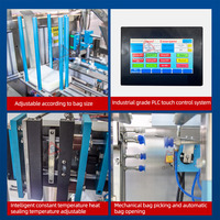 Machine d'emballage automatique pour sachets à fermeture éclair, sachets Doypack mini, pour viande séchée et mélange de noix