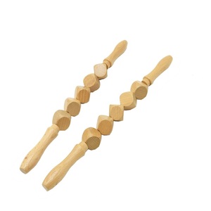 Gran oferta, juego de herramientas de masaje de raspado para terapia de madera de dragado, rodillo masajeador de madera para drenaje linfático - Product Image 3