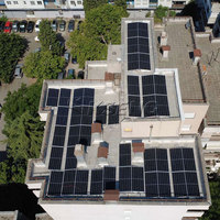 Système de montage solaire pour toit plat en aluminium non pénétrant, stock UE, structure de support de panneaux photovoltaïques au sol avec ballast