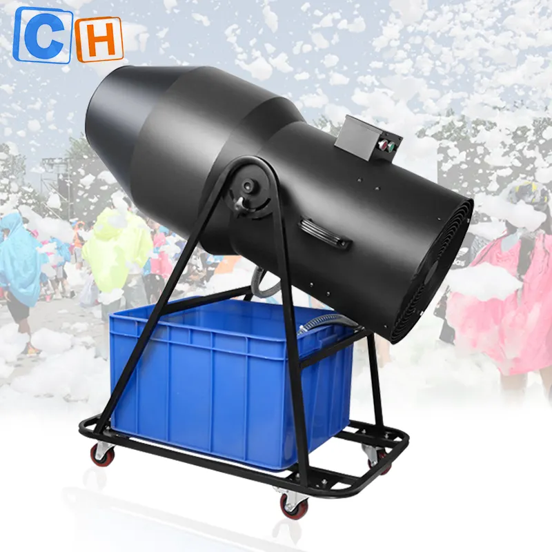 CH 3000w Bubble Machine Foam Party Jet Foam Machine Jet Foam Cannon Party For Inflatable Water Park Inflatable Water Slide