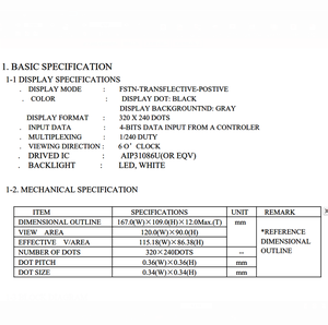 320x240 5.7 inch STN màu xanh đồ họa <span class=keywords><strong>LCD</strong></span> hiển thị Module 4-bit song song 12-Pin ffc <span class=keywords><strong>320</strong></span> <span class=keywords><strong>240</strong></span> LCM - Product Image 4