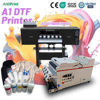 Impresora DTF Artiprint A1 con cabezal de impresión Epson I3200 I1600 XP600 adecuada para fábricas de ropa impresora DTF 1 año de servicio