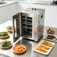 Industriële elektrische voedseldroger met grote capaciteit voor fruit, groenten, jerky, champignons en voedselverwerking