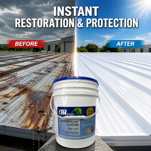 Revêtement imperméable pour toiture en silicone avec résistance aux UV pour les toitures et les murs en béton, en métal et en asphalte - Product Image 1
