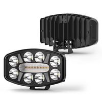 Camión faro Luces Led Para Camion Spotlight camión 10 pulgadas Led Spot faro Led blanco ámbar Drl apto para Scania Volvo DAF MAN