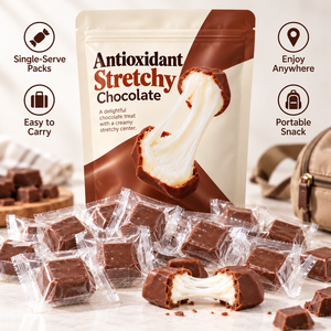 Compra al por Mayor con MOQ Bajo, Producción GMP, Chocolate Masticable Antioxidante para el Bienestar Diario - Product Image 4