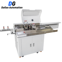 Machine automatique de soudure et de torsion de câbles plats gainés DG-ST225, avec fonctions de coupe, dénudage et trempage