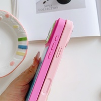 Coque de téléphone magnétique colorée à blocs de couleurs vives pour iPhone 18 Pro Max 17 Air 16 Pro 15 Pro 14 avec support anneau rotatif à 360° et protection antichoc