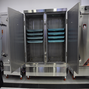 Congelador comercial de cocina de hotel de acero inoxidable de cuatro puertas Equipo de refrigeración vertical de doble temperatura para cocina de hotel - Product Image 2