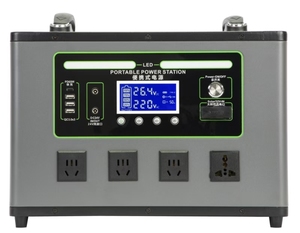 Station d'alimentation portable 3KW, batterie LiFePO4, générateur solaire, onde sinusoïdale pure, haute capacité, banque d'alimentation portable pour le camping - Product Image 1