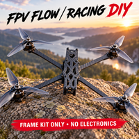 Châssis de drone FPV en fibre de carbone APX HD Version 7 pouces, type H, empattement 315 mm, quadricoptère avec double support FC VTX