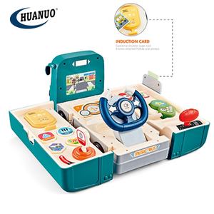 Jouets musicaux éducatifs précoces, <span class=keywords><strong>volant</strong></span> de direction, jouets multifonctionnels, simulation de musique, <span class=keywords><strong>bus</strong></span> scolaire pour bébé - Product Image 1