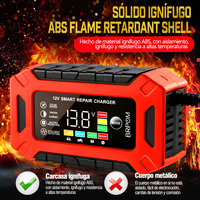 Chargeur de batterie portable OEM 12V/6A de gros pour l'entretien automatique des voitures et des motos