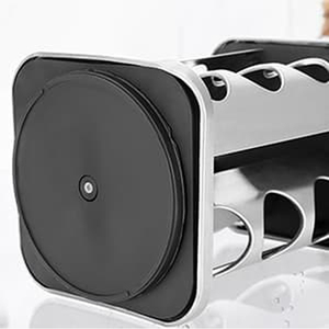 Nuevo Diseño 2026, Elegante Organizador Giratorio Lazy Susan de 90 ml, Juego de 12 Piezas de Acero Inoxidable para Especias, para Cocina - Product Image 4