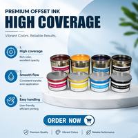 Encre offset feuille à haute concentration de pigments pour impression couleur vive – Fournisseur