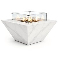 Vales – Mini Cheminée Bioéthanol Moderne en Acier Inoxydable, Flamme Réelle, Autoportante, Chauffage Décoratif pour Villa Intérieure