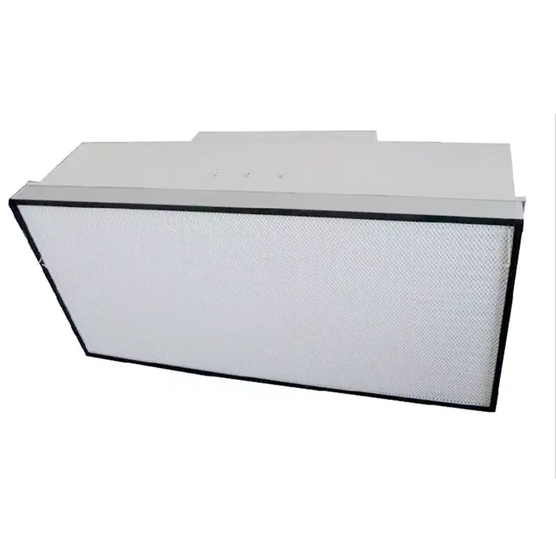 Unidad de filtro de ventilador FFU de campana de flujo laminar para sala limpia con filtro HEPA H14 H13