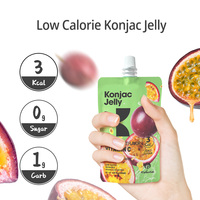 Gelée amincissante marque privée saveur fruit de la passion vitamine C boisson diététique saine gelée de konjac