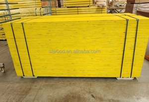 Panneau Triply Commercial 27MM Pin <span class=keywords><strong>Sapin</strong></span> Trois Plis Jaune Béton Construction Coffrage Panneau Coffrage Contreplaqué - Product Image 4