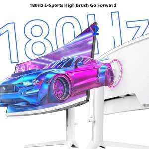 จอคอมพิวเตอร์โค้ง 34 นิ้ว 144Hz จอคอมพิวเตอร์ 4K สำหรับเล่นเกม จอ IPS 75Hz และจอคอมพิวเตอร์ตั้งโต๊ะ - Product Image 3