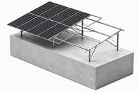 Système de montage au sol pour panneaux solaires de 2 MW personnalisable avec poteaux à vis de terre en acier Zn-Al-Mg, système de fixation PV à double poteau