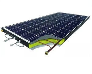 Système <span class=keywords><strong>solaire</strong></span> hybride PVT 10kWp avec panneaux thermiques et PV - Product Image 1