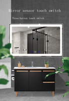 Interrupteur Tactile 24V CE pour Miroir LED, 3 Touches, Éclairage Bicolore, Anti-Buée, Audio Sans Fil, Accessoires de Miroir – Fabricant