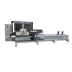 Scie à onglets double tête 4500*1100*1400mm - Machine de découpe CNC pour fenêtres en aluminium/UPVC/PVC, certifiée CE, haute précision - Product Image 1