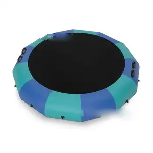 Best Selling Summer Water Floating Toy Custom Size Water Inflatable Trampoline For Kids And Adult