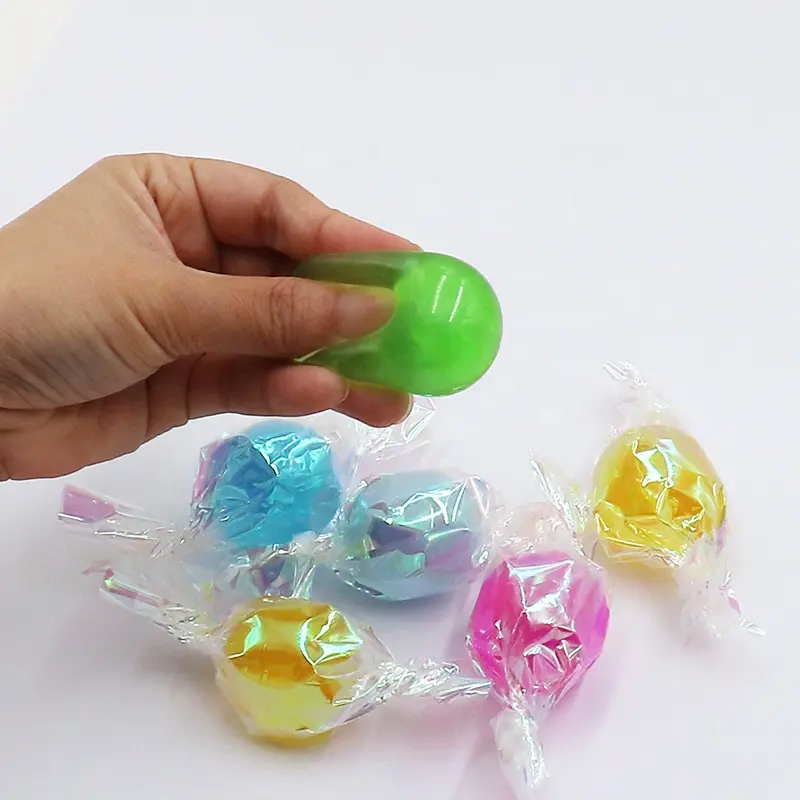 Красочные мини-антистрессовые шарики из термопластичной резины, <span class=keywords><strong>конфеты</strong></span>, мягкая игрушка-антистресс, идеально подходит для детей и взрослых, игрушка для ролевых игр на кухне