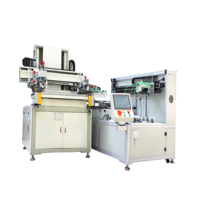 Máquina Automática de Serigrafía Vertical al Vacío para Paneles de Vidrio Planos con Alineación de Bordes