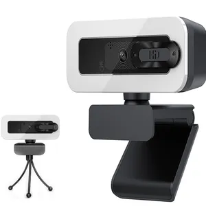 Caméra de vidéoconférence Full HD à mise au point automatique Interface USB2.0/3.0 Caméra d'action 4K 1080P 60fps Webcam avec microphone