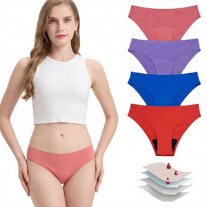 Braguita Menstrual Invisible de 4 Capas - Cómoda Durante la Menstruación, Braguita de Baño Estilo Bikini para Mujer - Product Image 1