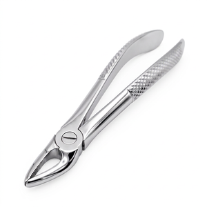 Forceps d'extraction dentaire universels ergonomiques à 3 griffes, en acier inoxydable chromé, pour extraction dentaire supérieure - Product Image 1