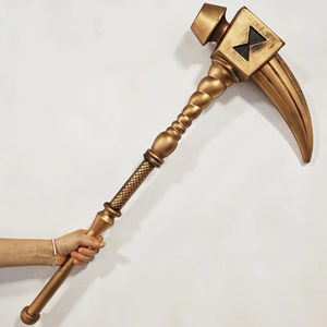 Marteau de Guerre WJS11, Arme de Jeu en PU, Modèle de Jouet, Faucille de Simulation de Sept Crimes, pour Scène Cosplay d'Anime <span class=keywords><strong>Meliodas</strong></span>, 80cm - Product Image 1