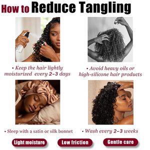 Extensions <span class=keywords><strong>de</strong></span> <span class=keywords><strong>cheveux</strong></span> humains bouclés pré-faits pour tresses au crochet, invisibles, naturelles, légères, réutilisables, pour coiffure DIY, vente en gros - Product Image 4