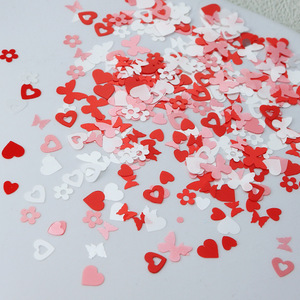 Día de San Valentín Nail Art Glitter Lentejuelas Holográfico Rosa Corazón Mariposa Flor Diseño Acrílico Decoración de uñas <span class=keywords><strong>Manicura</strong></span> - Product Image 4