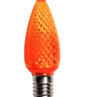 Ampoule LED d'extérieur Boyid à bas prix, filament décoratif C9, 120V, culot E17, remplacement de bougie, fraise, SMD, PC, ampoules facettées