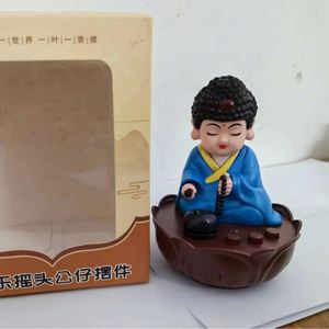 Musical <b>Large</b> Buddha Statue <b>Ornament</b> Monk God of Wealth Tathagata Maitreya Buddha Decor - Product Image 4
