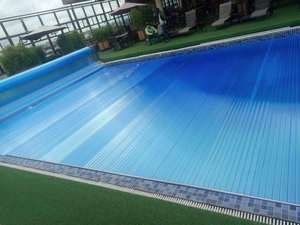 Cubierta Automática para <span class=keywords><strong>Piscina</strong></span> en Oferta, Material Resistente a los Rayos UV, Cubierta Eléctrica para <span class=keywords><strong>Piscina</strong></span> con Banco, Cubiertas para <span class=keywords><strong>Piscina</strong></span> con <span class=keywords><strong>Precio</strong></span> de Mayoreo - Product Image 1