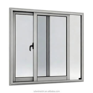 <span class=keywords><strong>Fenêtre</strong></span> coulissante en alliage d'aluminium avec moustiquaire en acier inoxydable, antivol, verrouillage multipoints, magnétique, pour extérieur d'hôtel - Product Image 1